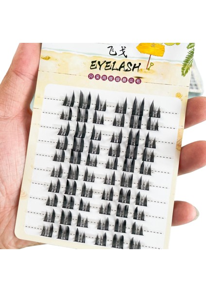 Takma Kirpikler Doğal Karikatür Görünümü (Yurt Dışından)