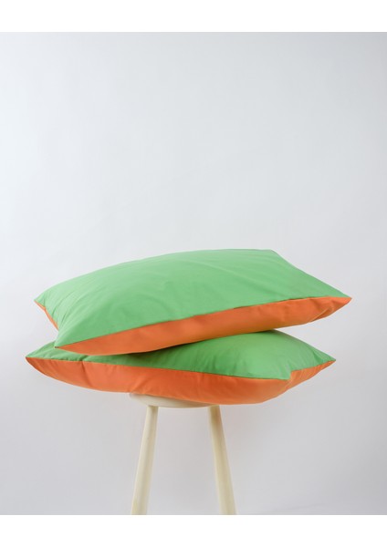 Popping Colors Yastık Kılıfı Venus Turuncu-Yeşil 50X70