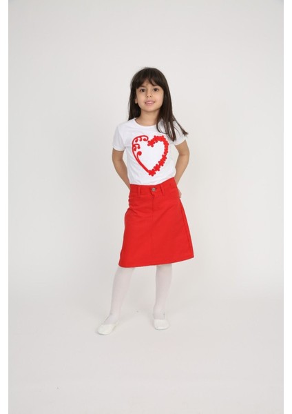 Kız Çocuk Alt-Üst Takım 23 Nisan 29 Ekim 19 Mayıs Gösteri Kıyafetleri Taç Toka Pisi Pisi