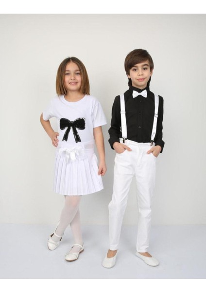 Erkek Çocuk Alt Üst Tshirt Pantolon Takım 23 Nisan