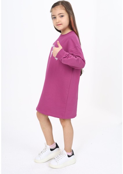 Kız Çocuk Baskılı Elbise