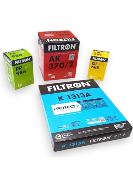 Skoda Fabia 2011-2014 1.6 Dizel Cay Motor Filtron Filtre Seti