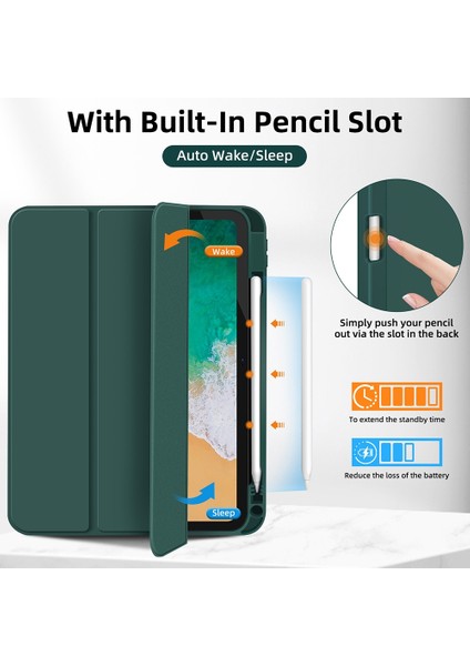iPad 2025/2022 Için Deri Tablet Kılıfı (Yurt Dışından)
