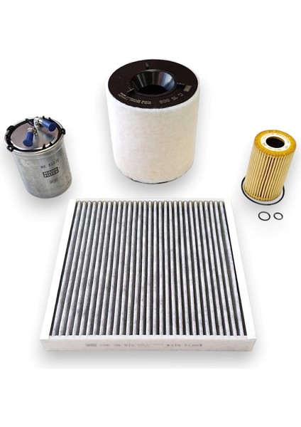 Vw Polo 2010-2014 1.6 Dizel Cay Motor Mann Filtre Seti