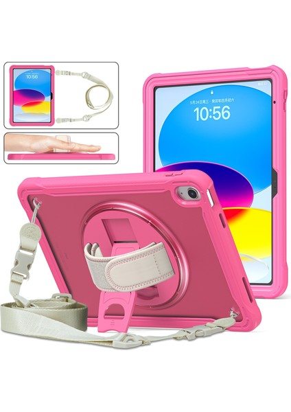 iPad 10. Nesil 10.9 2022 Için Hibrit Tablet Kılıfı (Yurt Dışından)