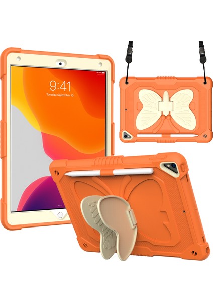 Pc + Silikon Kılıf iPad 10.2 2021 & 2020 & 2019 / Air 3 10.5 Inç (Yurt Dışından)