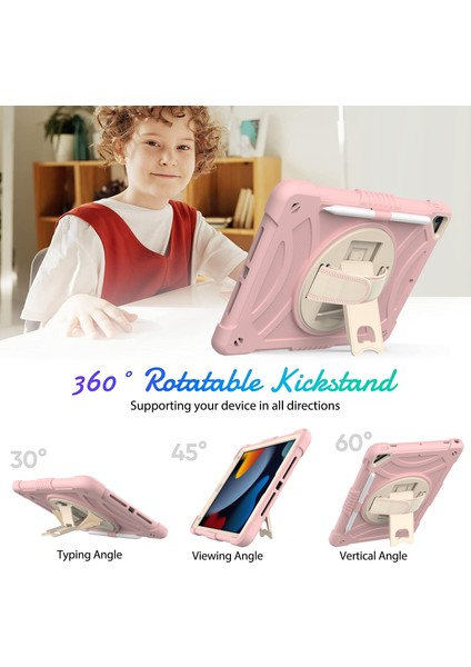 Pc + Silikon Kılıf iPad 10.2 2021/2020/2019 Için (Yurt Dışından)