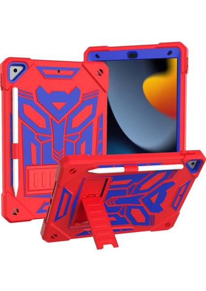 iPad 10.2 2019/2020/2021 Için Silikon+Pc Tablet Kılıfı (Yurt Dışından)