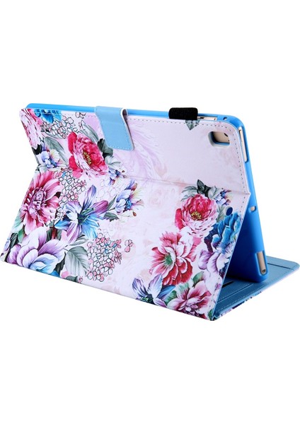 iPad 10.2 Için 2021/2020/2019 Renkli Çizim Desen Yatay Çevirme Deri Kılıf Tutucu ve Kart Yuvaları ve Fotoğraf Çerçevesi (Yurt Dışından) indirimleri
