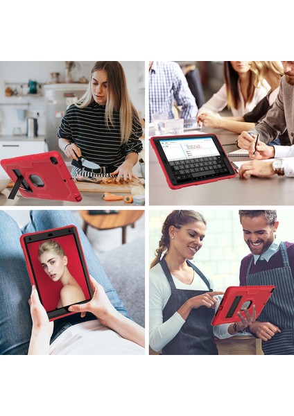 iPad 10.2 2021 Için Silikon + Pc Tablet Kılıfı (Yurt Dışından) indirimleri