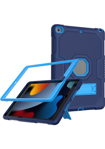iPad 10.2 2021 Için Silikon + Pc Tablet Kılıfı (Yurt Dışından)