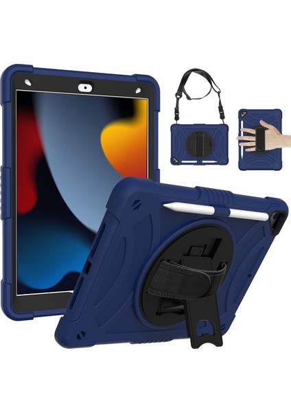 Pc + Silikon Kılıf iPad 10.2 2021/2020/2019 Için (Yurt Dışından)