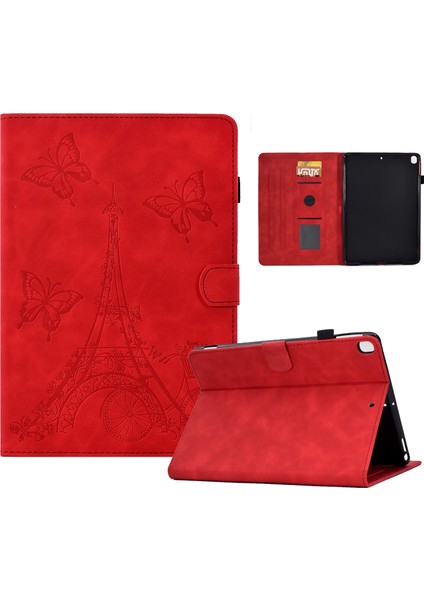 Ipad 10.2 2021/2020/2019 / 10.5 2019/2017 (Kırmızı) Kılıf (Yurt Dışından)