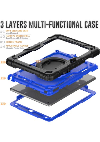 iPad 10.2 2021/2020/2019 Için Braket Tutucu Tablet Kılıfı (Yurt Dışından) indirimleri