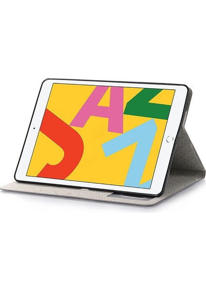 iPad 10.2 / 10.5 Için Harita Dokusu Yatay Çevirme Deri Kılıf, Tutucu, Kart Yuvaları ve Cüzdan, Rastgele Doku Çeşitliliği (Yurt Dışından)