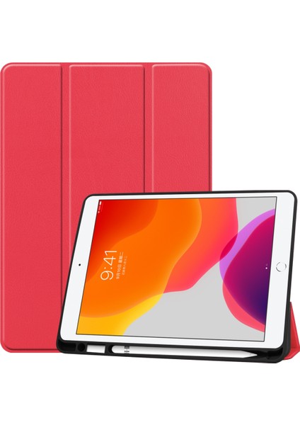 iPad 10.2 ve 10.2 (2020) Için Deri Kılıf (Yurt Dışından)