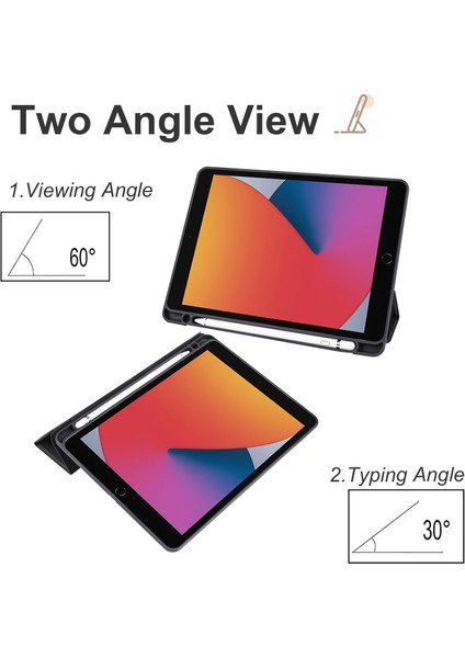 iPad 10.2 2021/2020/2019 Için Pc Tablet Kılıfı (Yurt Dışından)