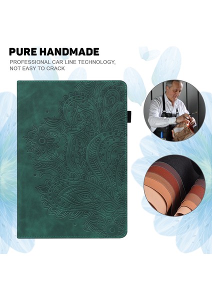 iPad 10.2 2021/2020/2019 Için Deri Kılıf (Yurt Dışından)