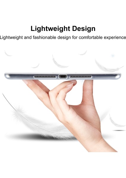 iPad 10.2 2019/2020/2021 Için Buzlu Tpu Tablet Kılıfı (Yurt Dışından)
