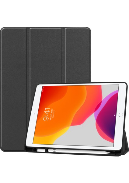 iPad 10.2 ve 10.2 (2020) Için Deri Kılıf (Yurt Dışından)