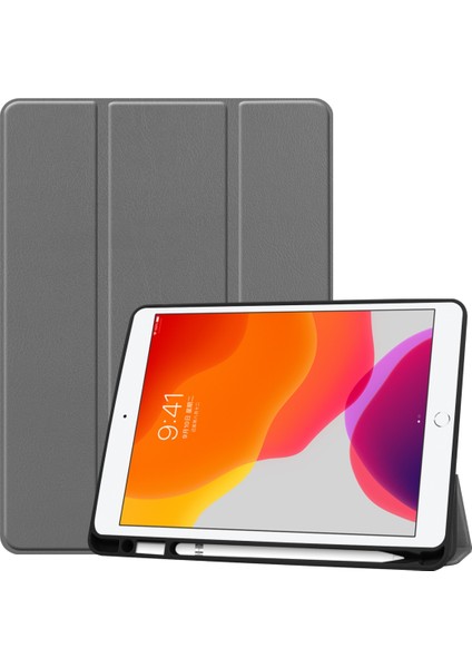 iPad 10.2 ve 10.2 (2020) Için Deri Kılıf (Yurt Dışından)