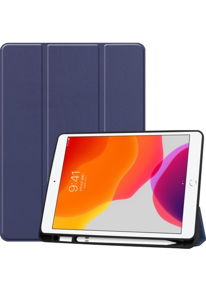 iPad 10.2 ve 10.2 (2020) Için Deri Kılıf (Yurt Dışından)
