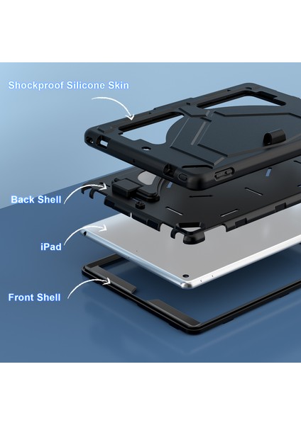 iPad 10.2 2021/2020/2019 Için Tablet Kılıfı (Yurt Dışından)