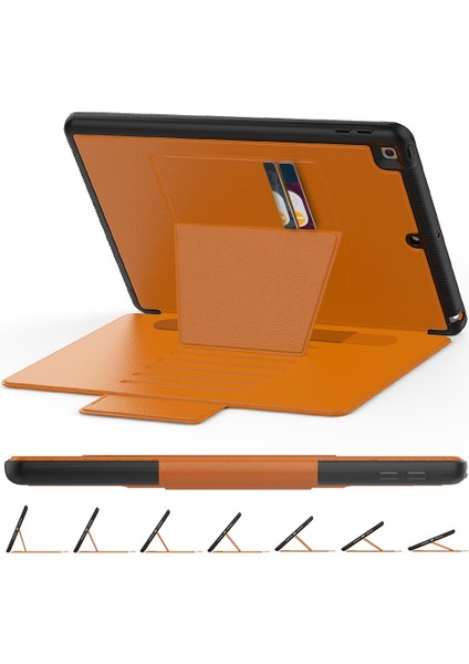 iPad 10.2 ve 10.2 (2020) Için Deri Kılıf (Yurt Dışından)