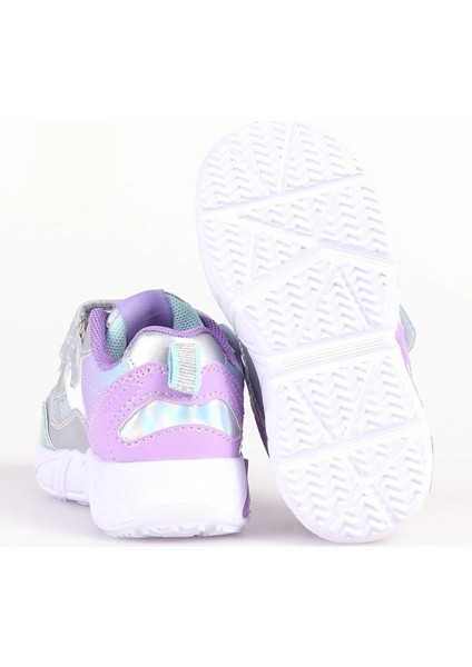 Işıklı Kız Çocuk Sneaker Gri-Lila modelleri