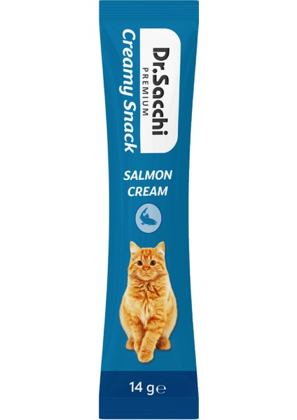 Creamy Snack Salmon Sıvı Kedi Ödülü 14g