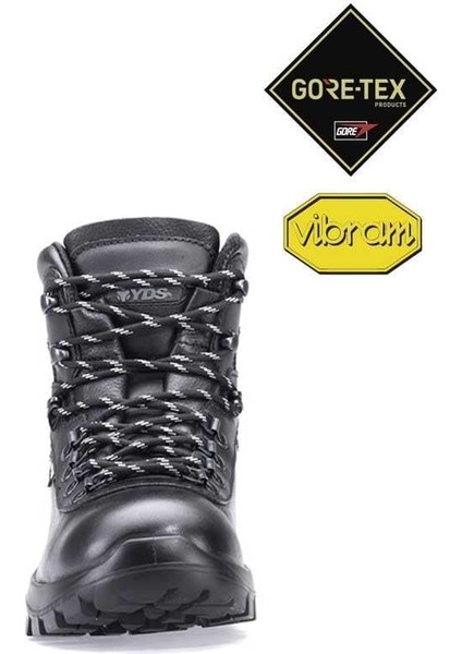 22-Brisa (Deri) Gtx Uk3 -Siyah (Su Geçirmez, Dayanıklı Vibram Taban Kışlık Outdoor Botu)