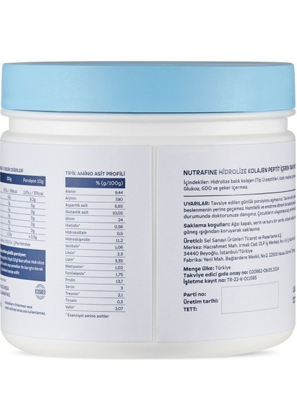 Marine Collagen Doğal %100 Çifte Hidrolize Tip 1 Klinik Çalışmalı Balık Kolajen Peptitler 210 gr. fiyatları