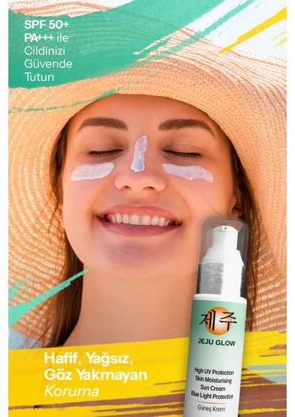 Yüksek Koruma Faktörlü Güneş Kremi Spf 50+ Uva-Uvb Pa+++ Blue Light 50 ml