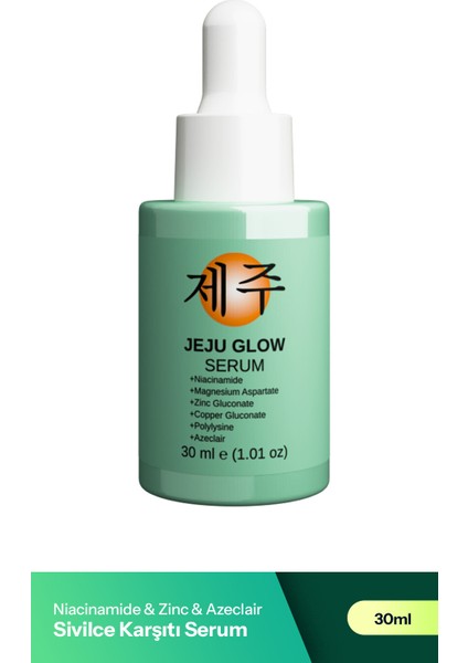 Yağlanma Akne ve Siyah Nokta Karşıtı Serum 30 ml