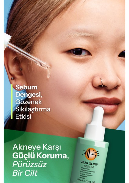 Yağlanma Akne ve Siyah Nokta Karşıtı Serum 30 ml