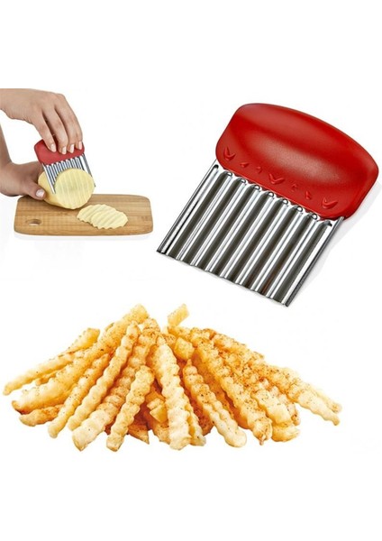 Pratik Kolay Patates Meyve ve Sebze Dilimleyici Doğrama Bıçağı (4172)