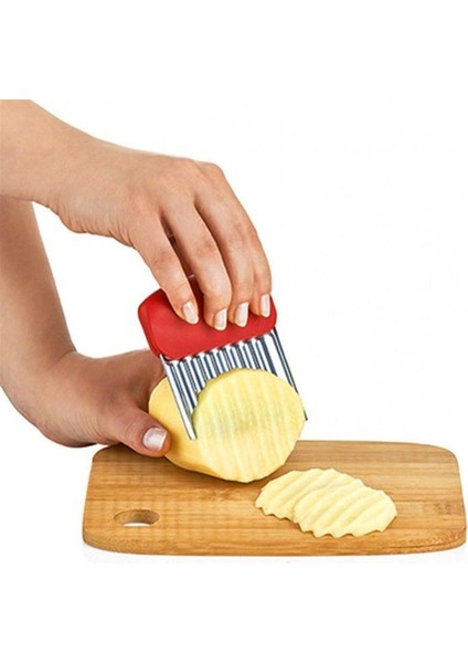 Pratik Kolay Patates Meyve ve Sebze Dilimleyici Doğrama Bıçağı (4172)
