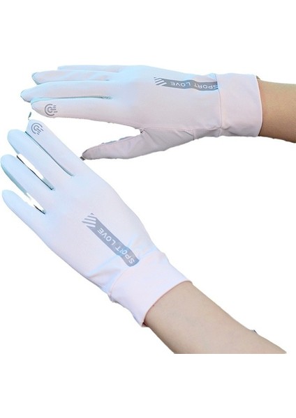 Yeni Buz Ipek Güneş Kremi Kısa Dokunmatik Ekran Kaymaz Ince Anti Ultraviyole Sürüş ve Bisiklet Elnleri (Yurt Dışından)