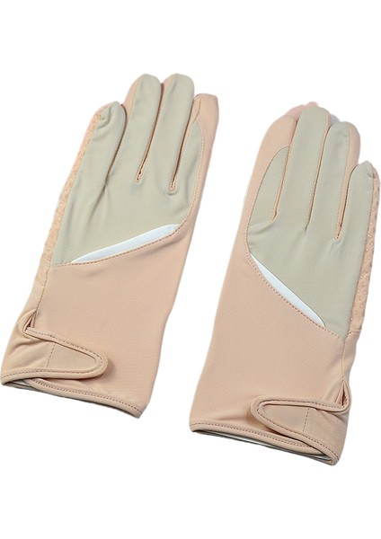 Yeni Güneş Kremi Buz Ipek Kadın Kapaklı Dokunmatik Ekran Kaymaz Hilal Ince Nefes Alabilen Eln (Yurt Dışından)