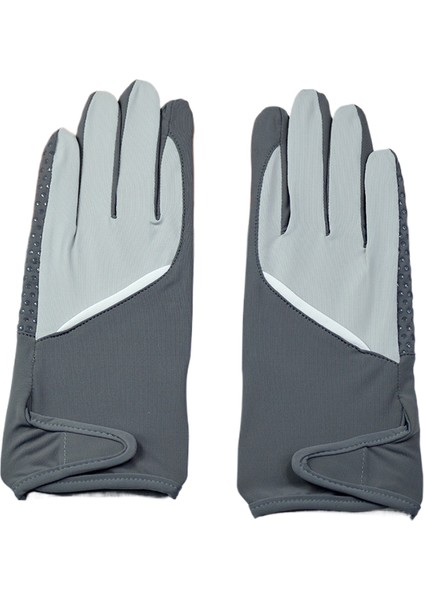 Yeni Güneş Kremi Buz Ipek Kadın Kapaklı Dokunmatik Ekran Kaymaz Hilal Ince Nefes Alabilen Eln (Yurt Dışından)