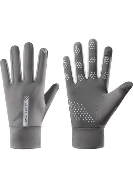 Buz Ipek Ince Açık Hava Güneş Koruması ve Uv Koruması Dokunmatik Ekran Kaymaz Eln (Yurt Dışından)