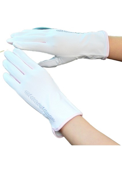Buz Ipek Güneş Kremi Dokunmatik Ekran Kısa Anti Uv Kaymaz Eln (Yurt Dışından)