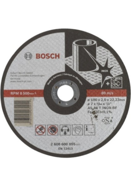 180*2,0 Expert For Inox Düz x 5 Adet
