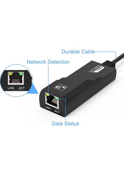 CA-4625 USB 3.0 Gigabit Ethernet Adaptörü