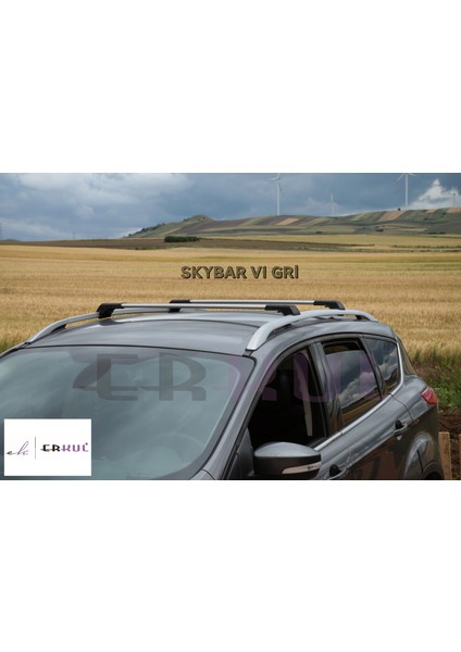 Peugeot-Rıfter 2019 Üzeri Ara Atkı Skybar V1 Gri (Rifter Orijinal Çıtası Için)