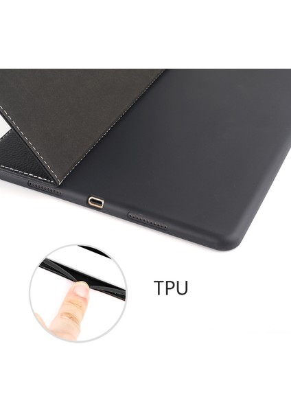 iPad 10.2 ve 10.2 (2020) Için Deri Kılıf (Yurt Dışından)