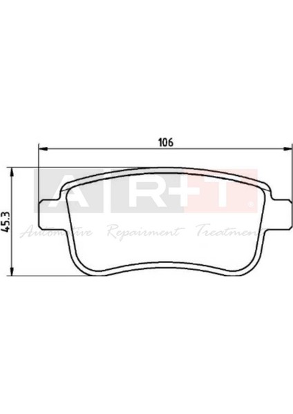 Balata Renault Clio V (19-) Fluence (10-) Megane Iıı-Iv (08-)(15-) Espace V (15-) Scenic Iıı (09-) Elektronik El Freni Arka
