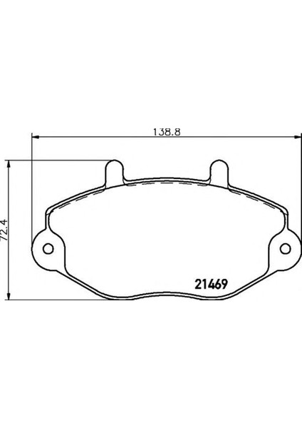 Balata Ford Transit T15 - Ön