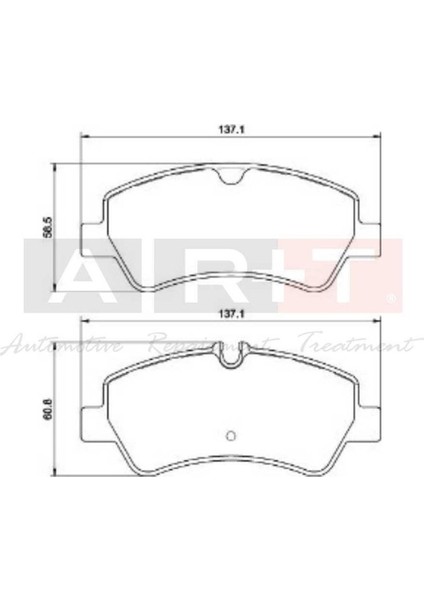 Balata Ford Tourneo Custom Transit Custom (12-) Transit (14-) Arka - Ikaz Kablolu Çift Fişli