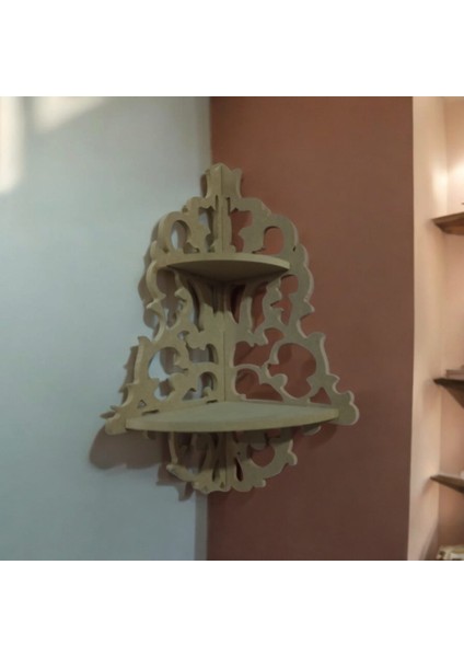 Dekoratif Köşe Raf